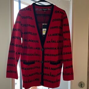 Karl Lagerfeld Vibrant Red Knitwear